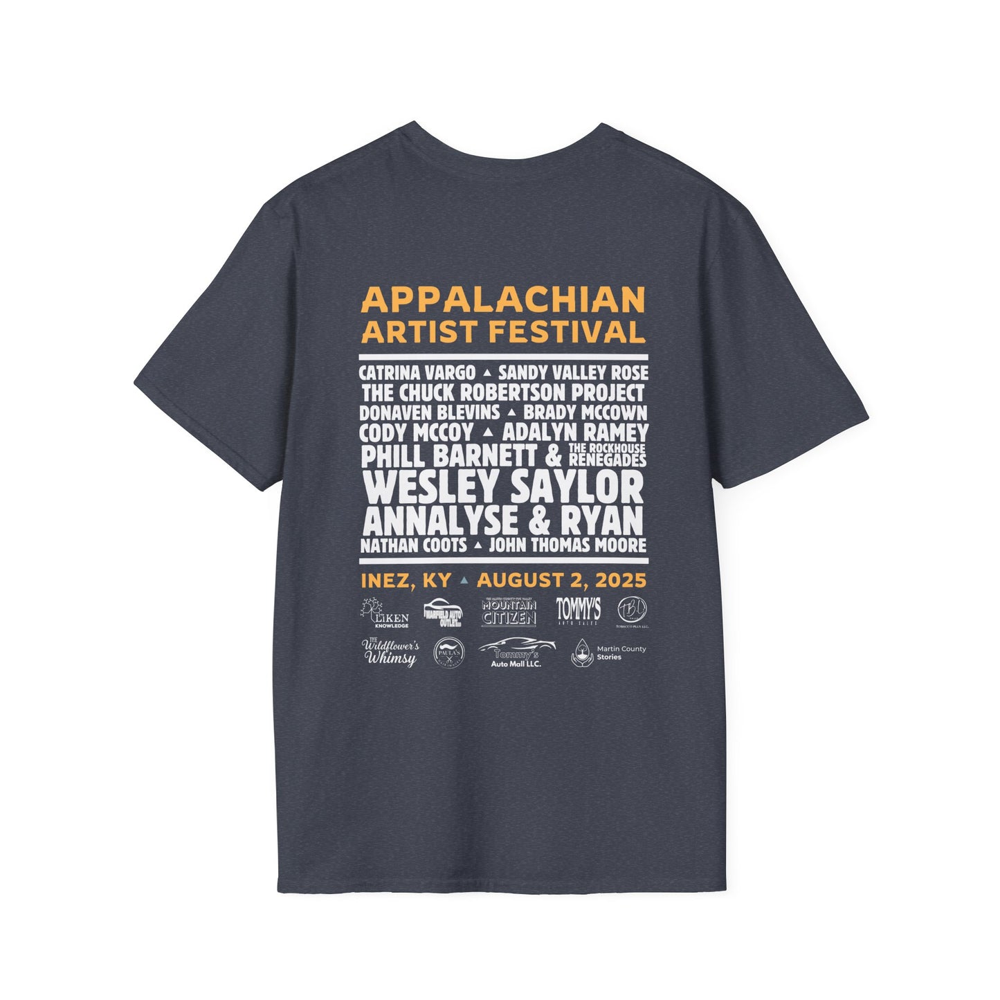 Official Appalachian Artist Festival T-Shirt 2025
