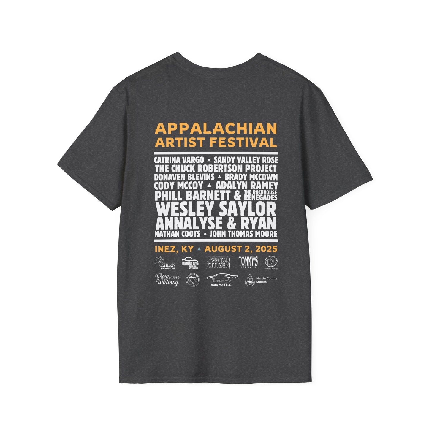 Official Appalachian Artist Festival T-Shirt 2025